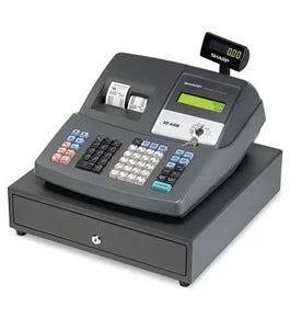 Sharp XE-A406 Cash Register, Dual Printing, 7000-PLU USB (XE-A406)