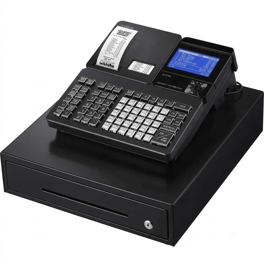 Casio PCR-T2500 Cash Register Bluetooth Enabled (PCR-T2500)