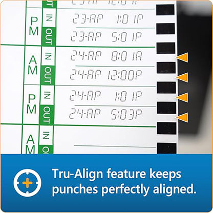 Lathem Weekly Thermal Print Time Cards, Single Sided 2100HD and 800P Time Clocks, 9", 100 Pack (E8-100)