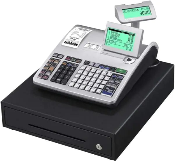Casio SE-S3000 Cash Register With Thermal Printer And SD Card Slot (SE-S3000)