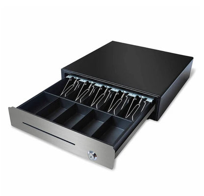 HK Systems D41PBU 16" Heavy Duty Cash Drawer w/ Stainless Steel Front