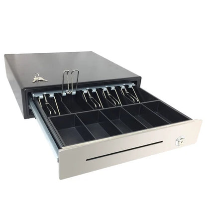 HK Systems D41PBU 16" Heavy Duty Cash Drawer w/ Stainless Steel Front