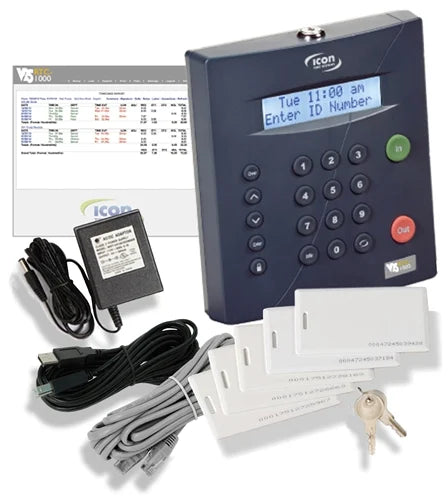IconTime RTC1000 2.5 Web Time Clock