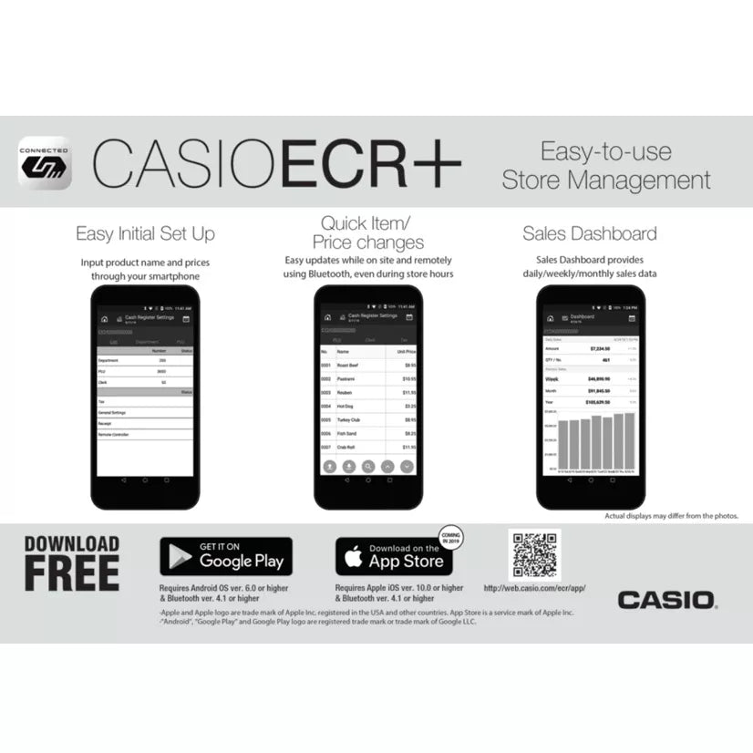 Casio SR-S500 Electronic Cash Register With Thermal Printer (SR-S500)