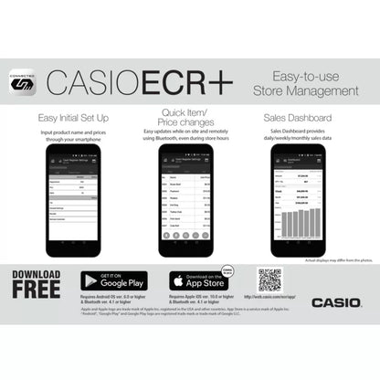 Casio SR-S500 Electronic Cash Register With Thermal Printer (SR-S500)