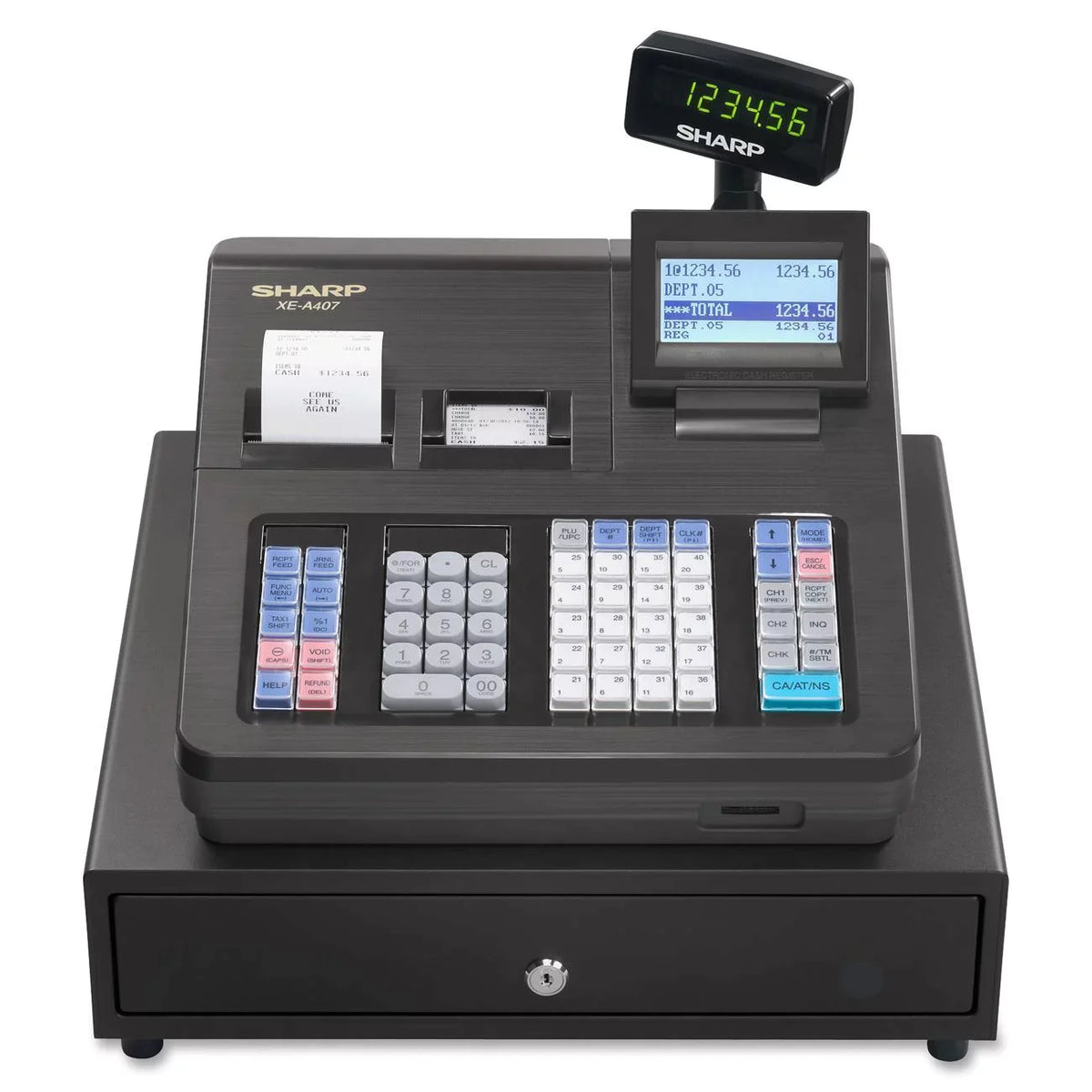 Sharp XEA407 Cash Register, 7000 PLUs (XEA407/43S)