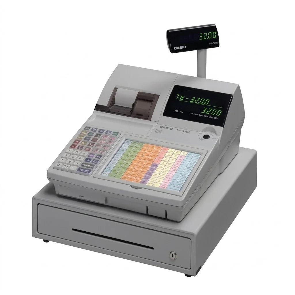 Casio TK-3200 Validation - Dual Thermal Printer Cash Register (TK-3200)