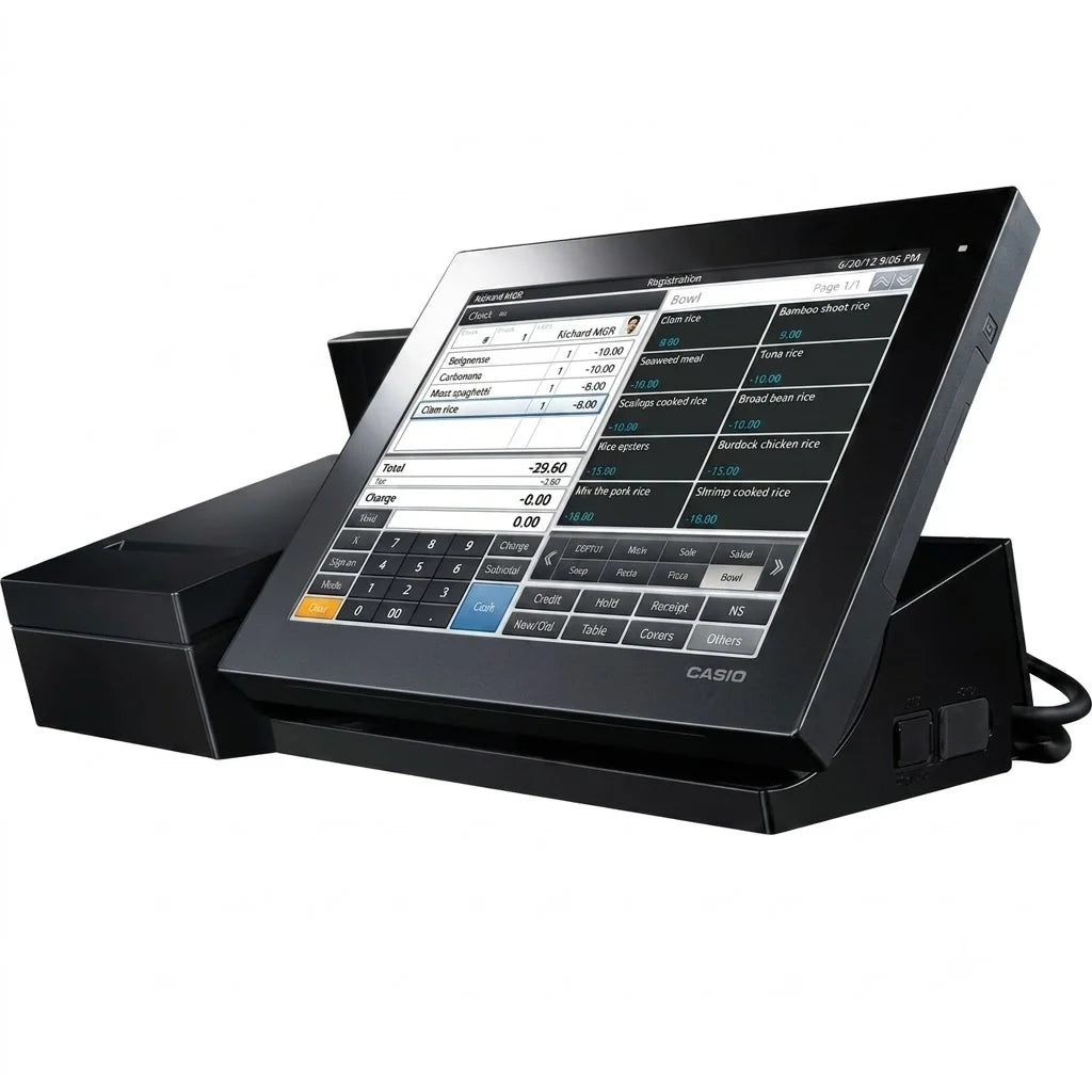 Casio V-R100 High-Performance Touch Screen Cash Register (V-R100)