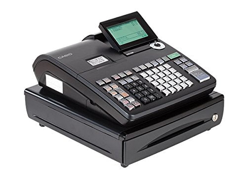 Casio PCR-T500 Electronic Cash Register, Black (PCR-T500)