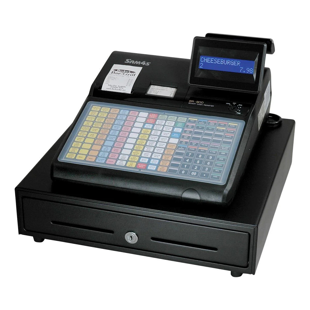 Sam4s ER-940 POS Electronic Flat Keyboard Cash Register (ER-940)
