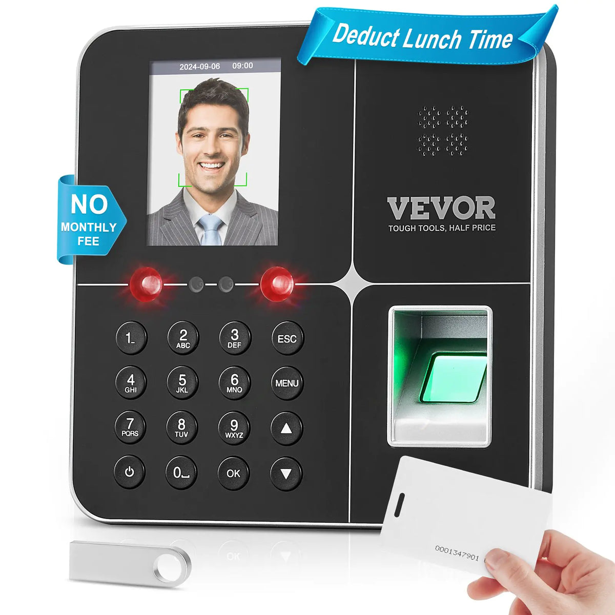 VEVOR F18 Time Clocks for Employees